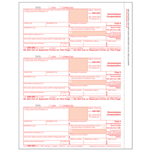 1099-NEC Forms and Envelopes